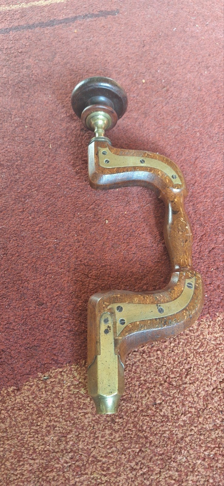 Qntieke handboor. Brons., Doe-het-zelf en Verbouw, Ophalen of Verzenden