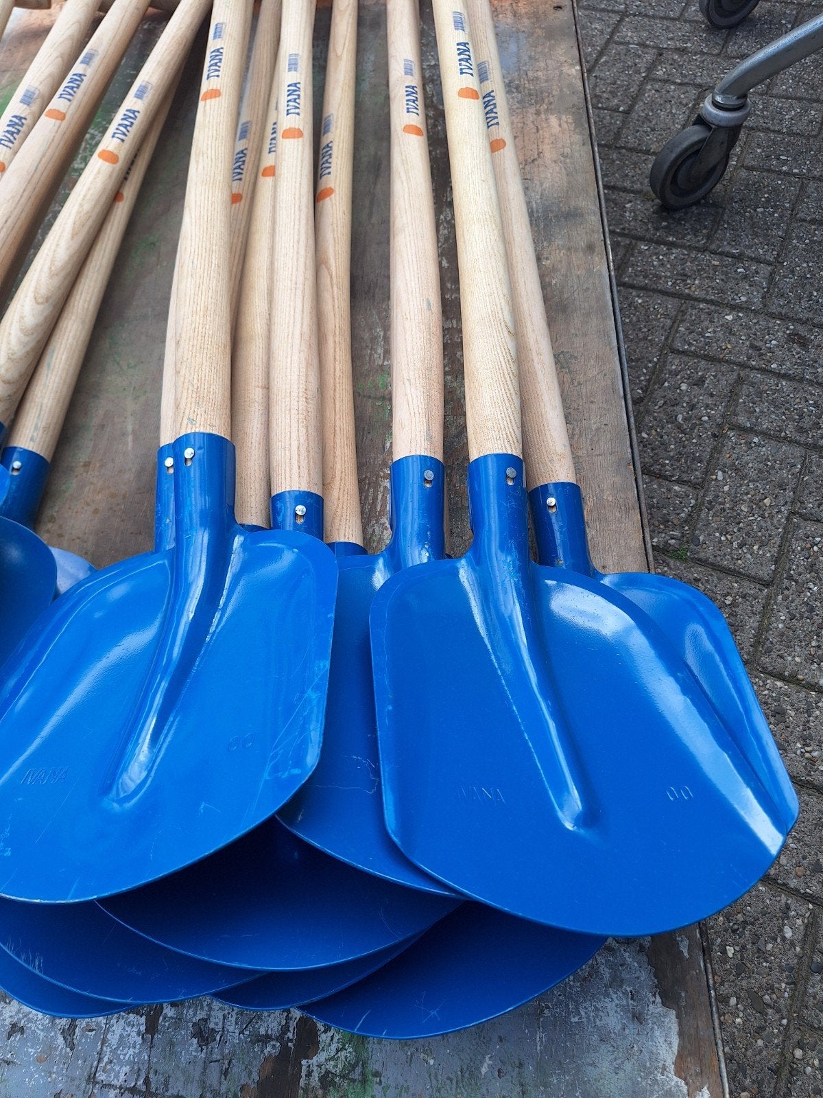 ivana schep bats steel 110 cm lang, Tuin en Terras, Ophalen, Nieuw, Schop, Ivana