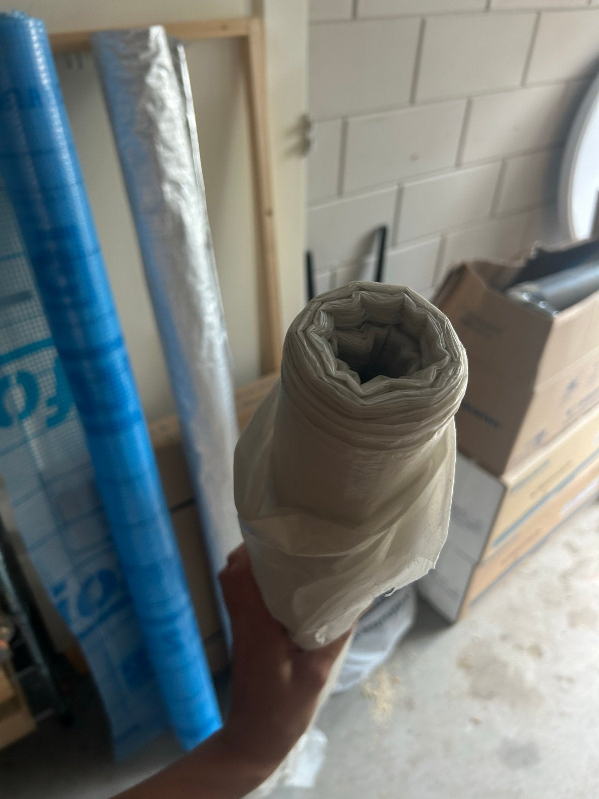 Doorzichtige folie/plastic rol, Ophalen, Nieuw, 15 m² of meer, Folie
