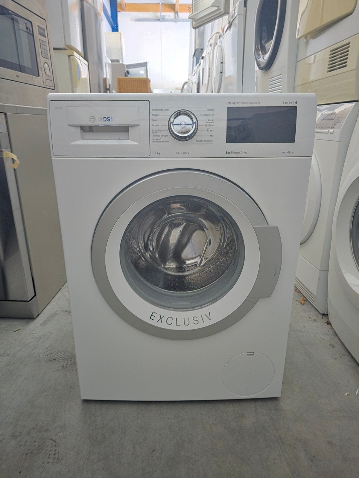 Prachtige Bosch Serie6 wasmachine! Garantie! Bezorgen kan!✅️, Bosch, 1200 tot 1600 toeren, 8 tot 10 kg, Ophalen of Verzenden