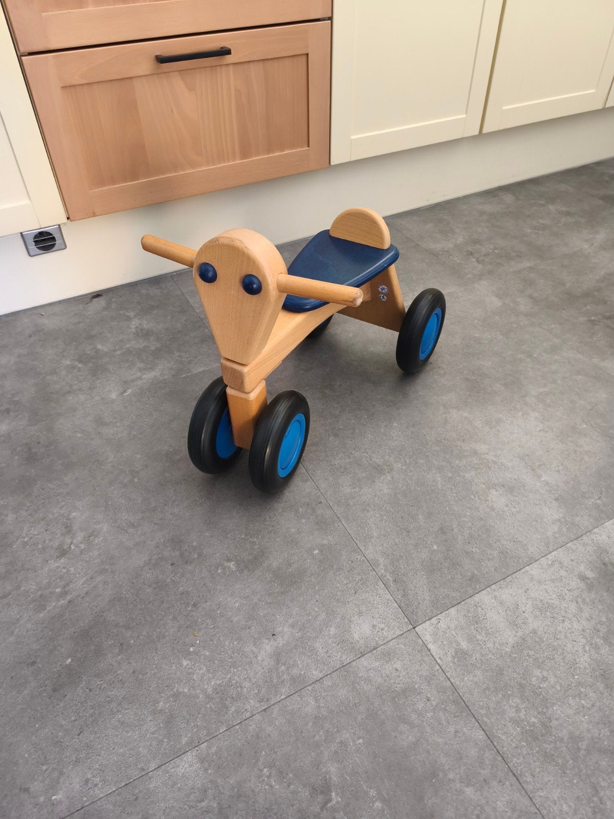 Houten loopfietsje van Van Dijk Toys, Ophalen, Gebruikt, Loopfiets