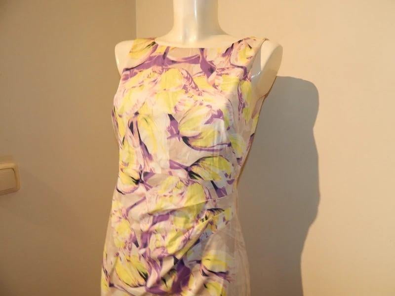 Karen Millen chique jurk open rug met kant cocktail 40, Maat 38/40 (M), Verzenden, Zo goed als nieuw, Knielengte