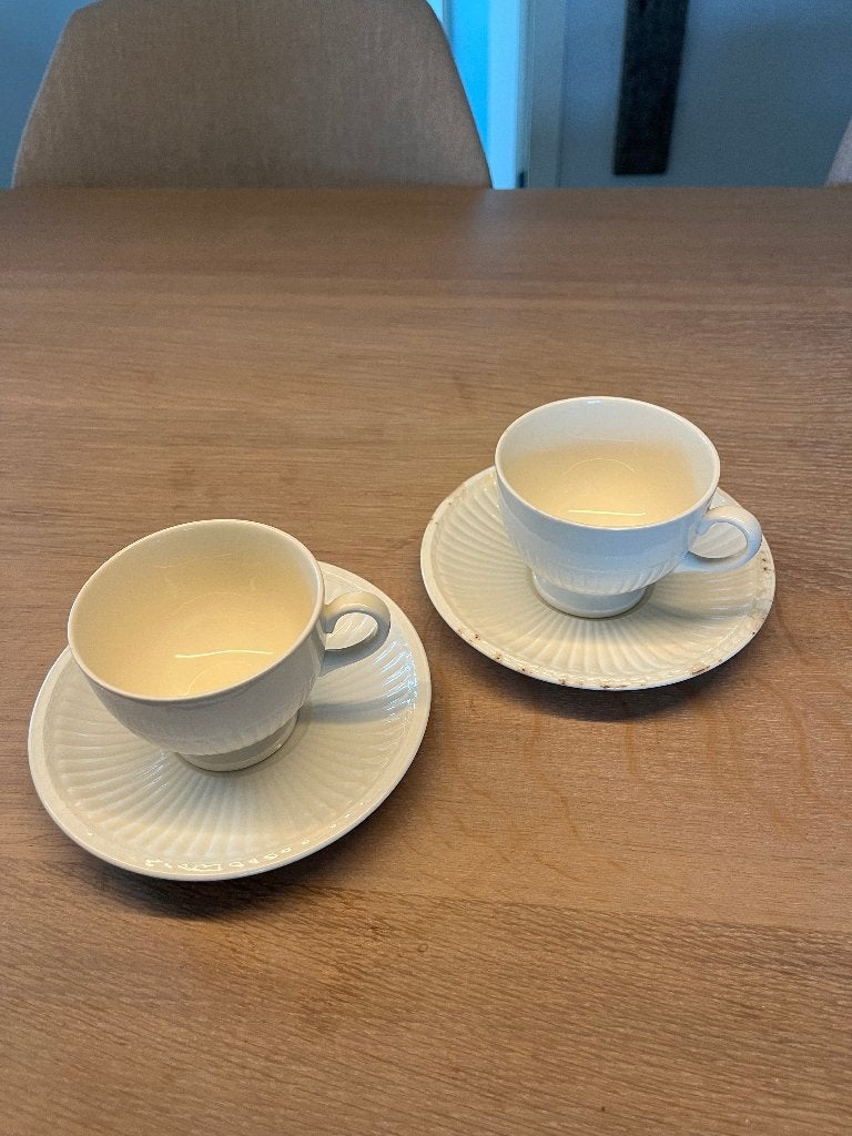 Wedgwood Edme thee kop en schotel, Ophalen, Gebruikt, Klassiek, Kop(pen) en/of Schotel(s)