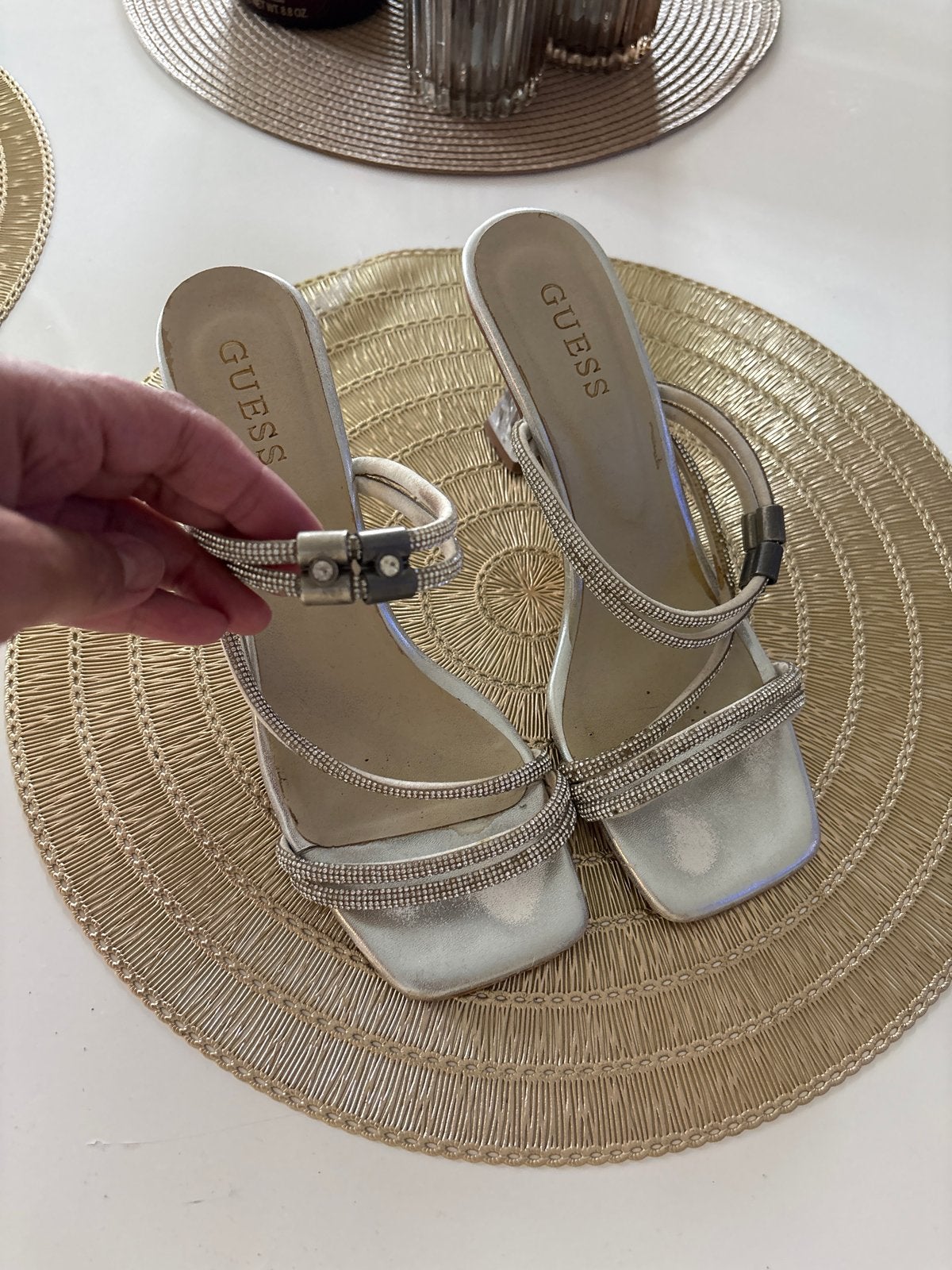 Guess Hakjes Maat 38 - Perfect voor Feestjes!, Ophalen of Verzenden, Gedragen, Pumps