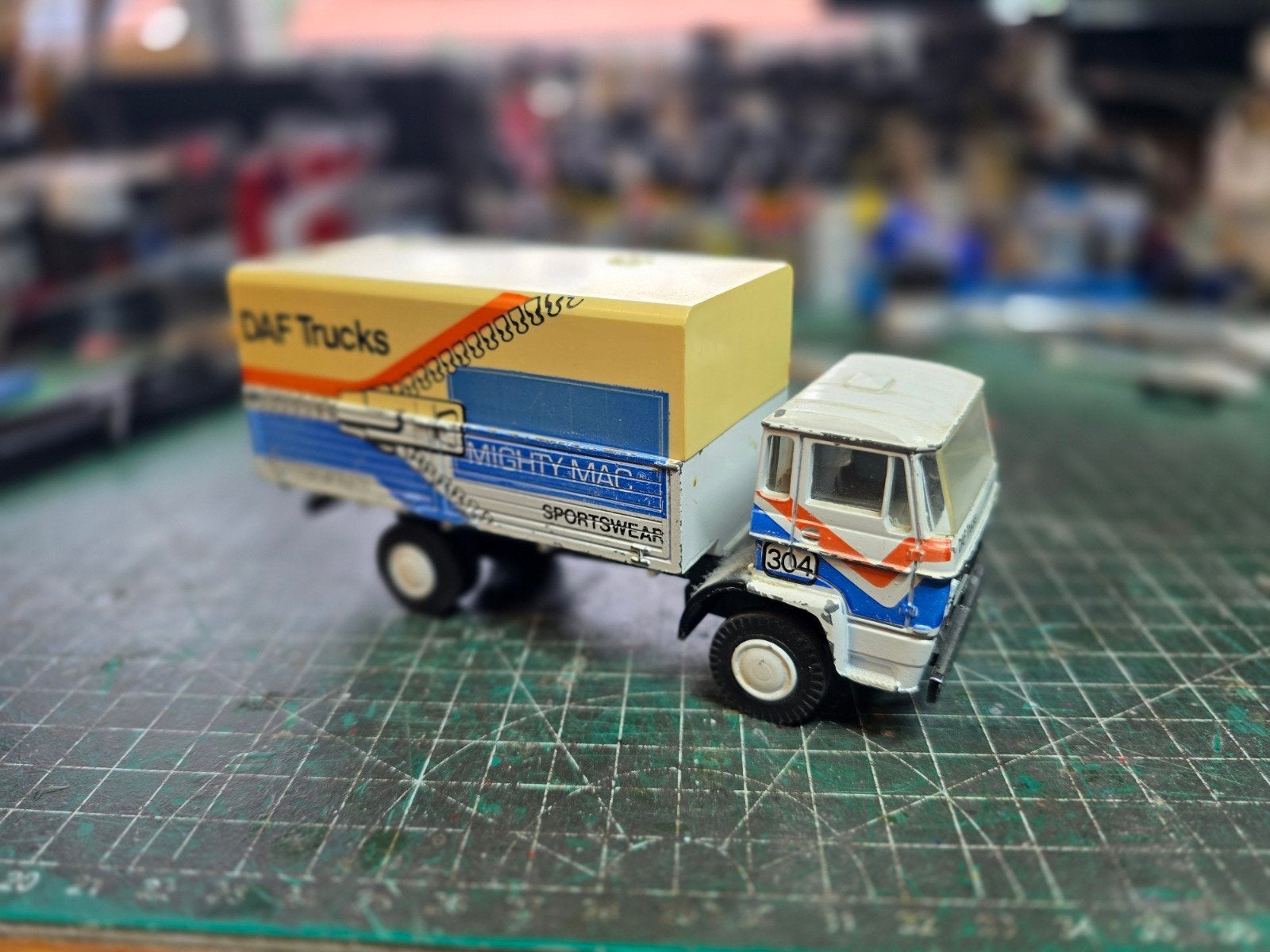Daf Dakar Rally, Ophalen of Verzenden, Gebruikt, Bus of Vrachtwagen