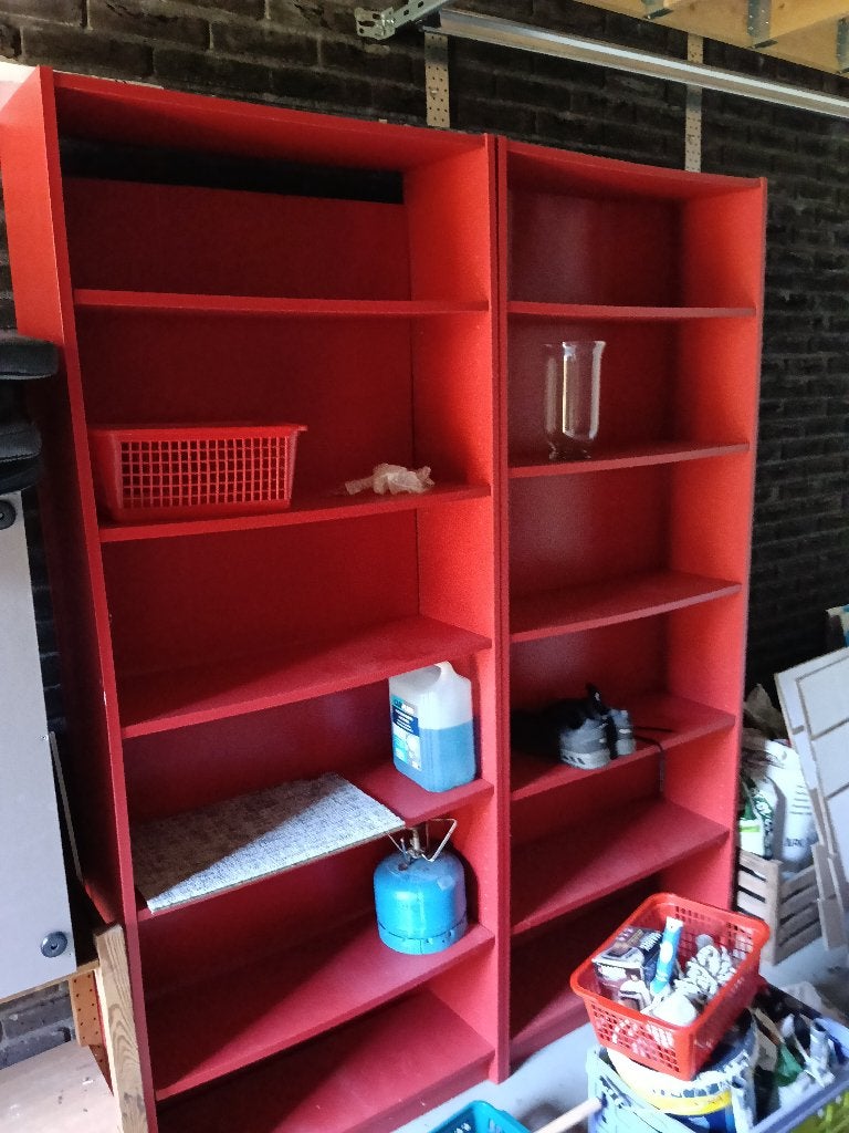 Billy boekenkast oranje, Huis en Inrichting, Ophalen, Met plank(en), Gebruikt, 200 cm of meer