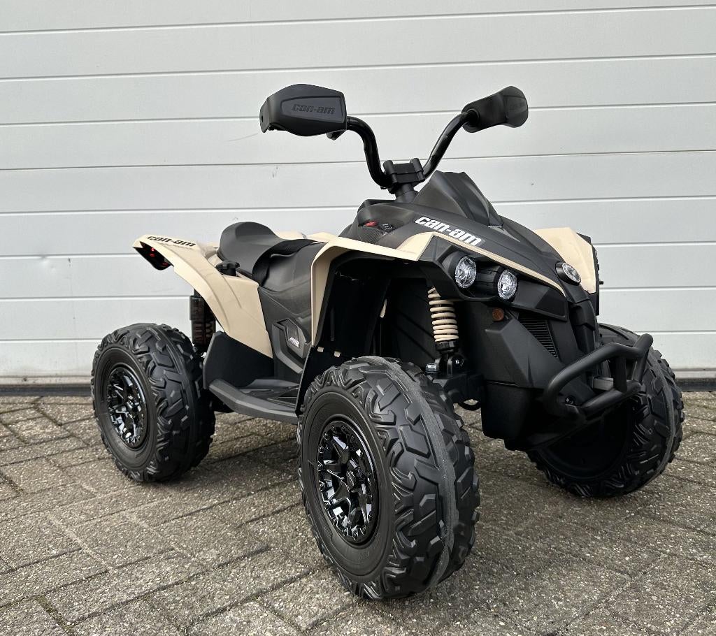 Kinder Accu Quad can-am 12v Rubberband -Leder zit NIEUW, Kinderen en Baby's, Ophalen of Verzenden, Nieuw, Overige typen