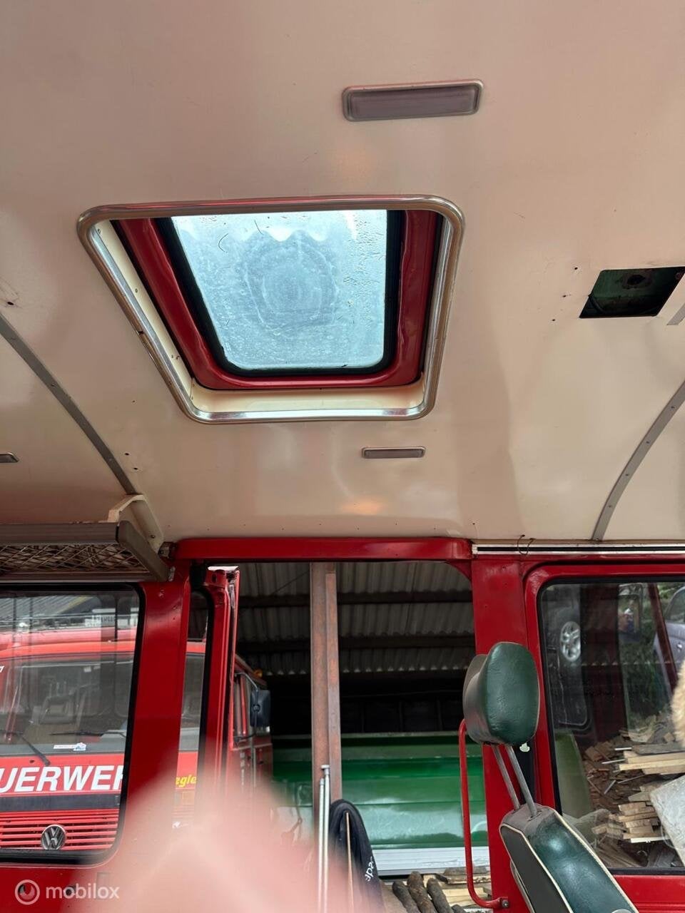 Mercedes 508 5 raams 1978 diesel brandweer basis voor camper, foto 4