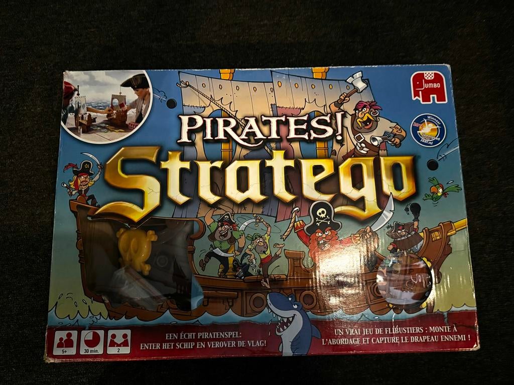 Jumbo Pirates! Stratego Bordspel - Winnaar Speelgoed v/h Jaa, Een of twee spelers, Ophalen, Gebruikt