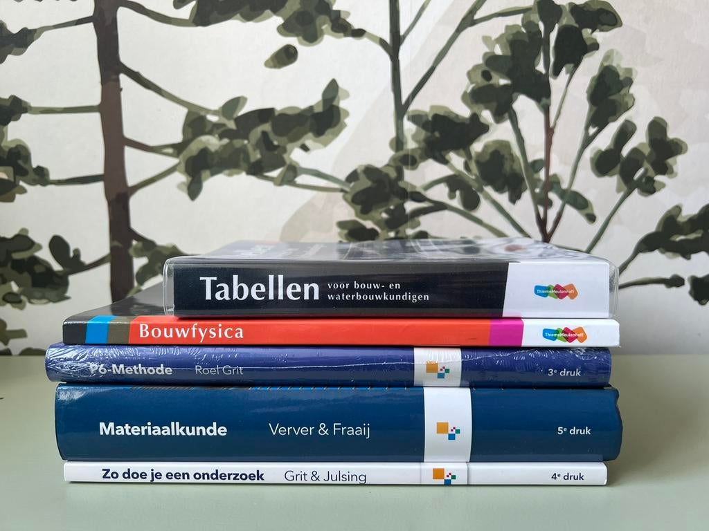 Bouwkunde studieboeken HBO (Bouwfysica, Materiaalkunde, etc), Ophalen of Verzenden, Beta, Zo goed als nieuw, HBO