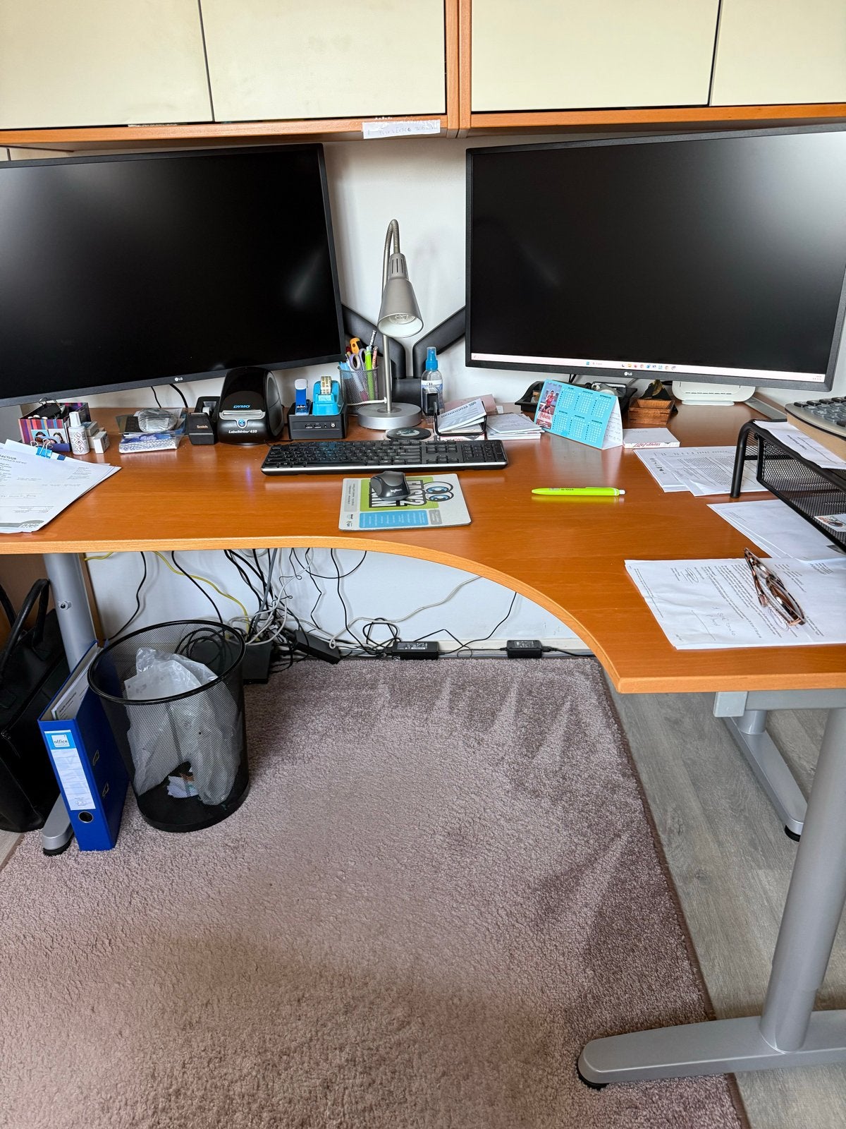 Ikea Galant - Hoekbureau, Ophalen, Demontabel, 160 cm, Gebruikt