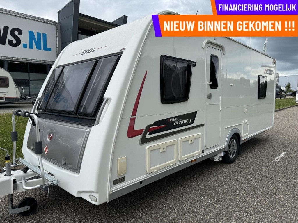 Elddis 550 AFFINITY, ALDE KACHEL!, MOVER, VOORTENT, LUIFEL, Elddis, 7 tot 8 meter, Bedrijf, Luifel