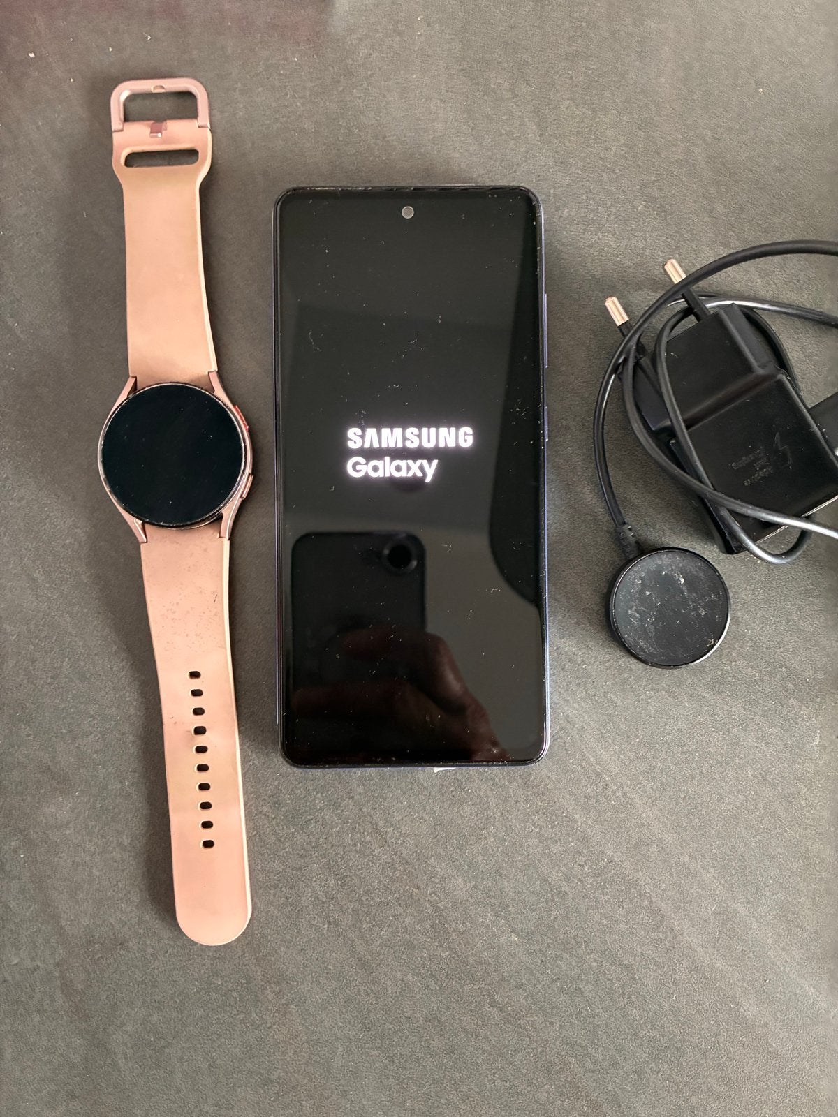 Samsung A52s 5G met Samsung Watch, Telecommunicatie, Mobiele telefoons | Samsung, Ophalen, Gebruikt, Paars, Touchscreen