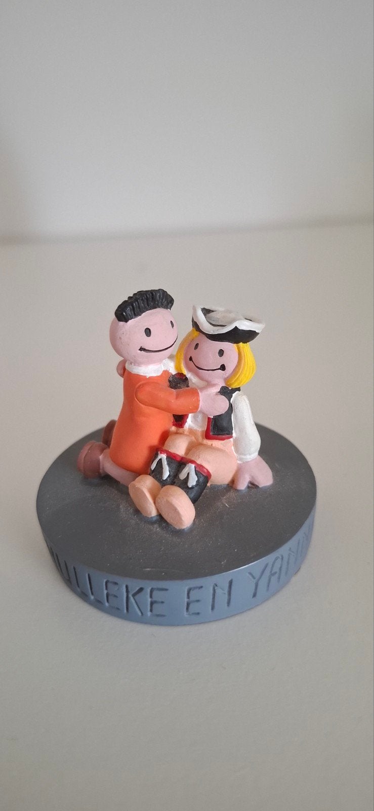 Suske en Wiske beeldje SW19 Schanulleke en Yannik 2000, Ophalen of Verzenden, Zo goed als nieuw