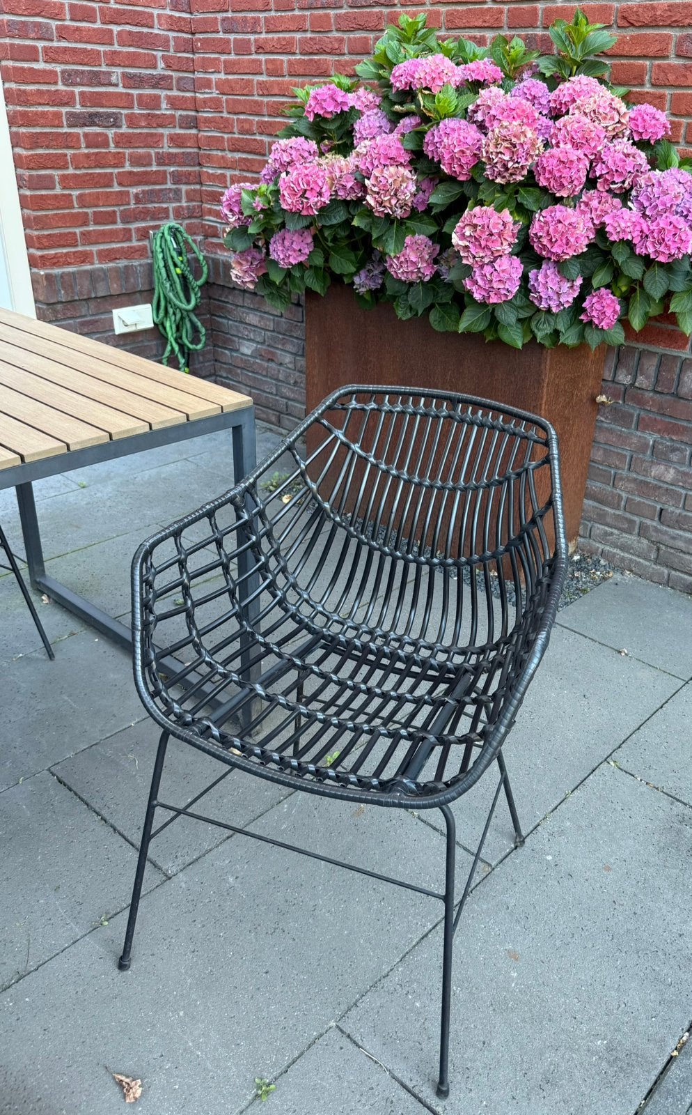 Tuin stoelen zwart, Ophalen, Zo goed als nieuw
