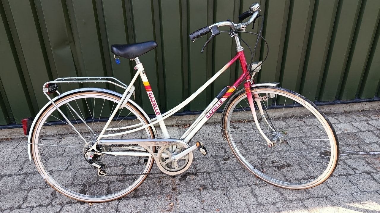 Klassieke Gazelle Tourmalet Damesfiets 28 inch, Ophalen, 53 tot 56 cm, Velgrem, Versnellingen