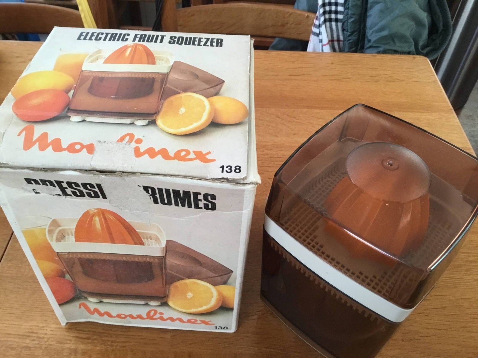 Vintage Citruspers - Moulinex, Witgoed en Apparatuur, Ophalen of Verzenden, Citruspers