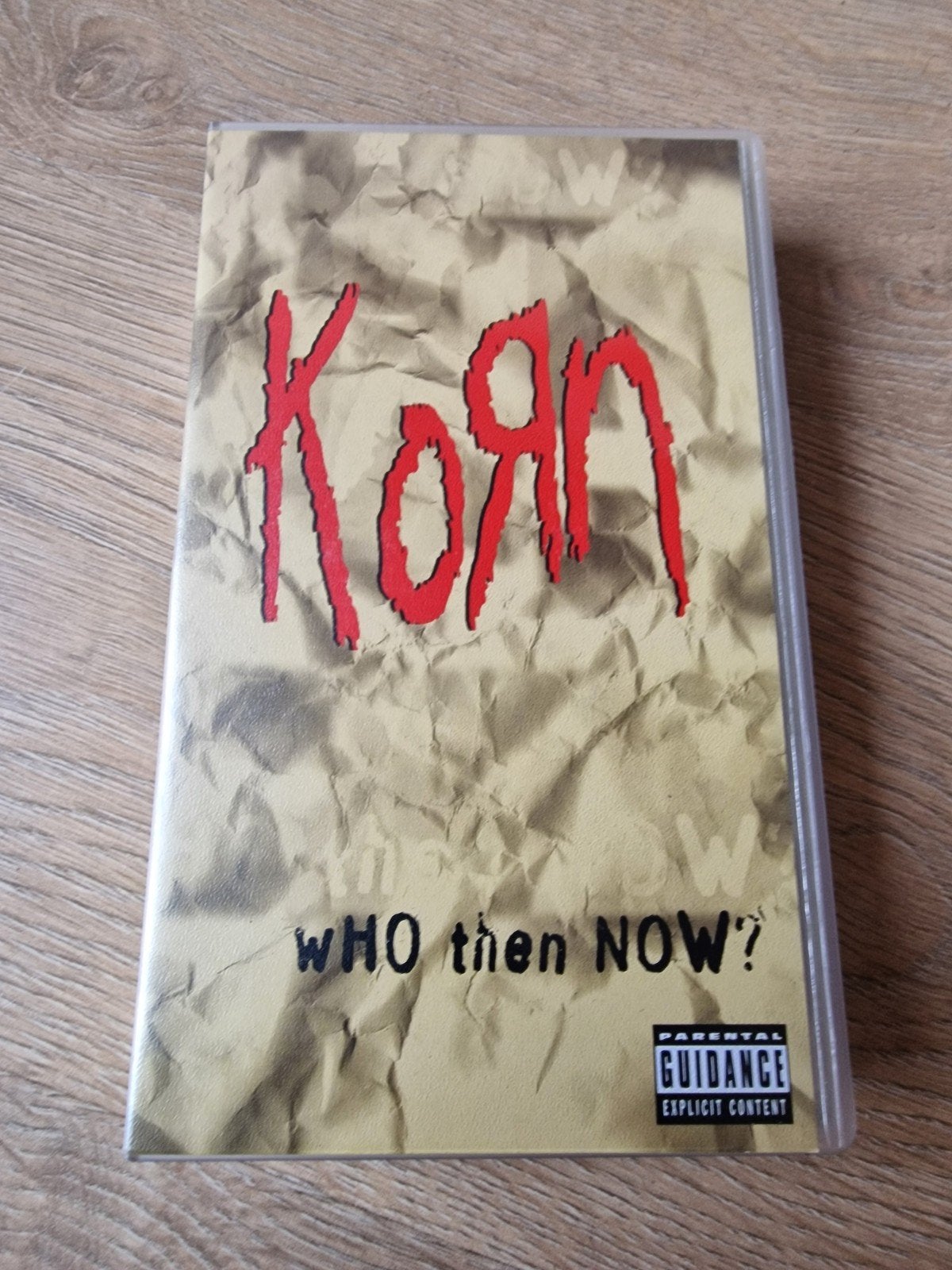 Korn - Who Then Now? VHS (Muziekdocumentaire), Gebruikt, Vanaf 16 jaar, Ophalen of Verzenden, VHS