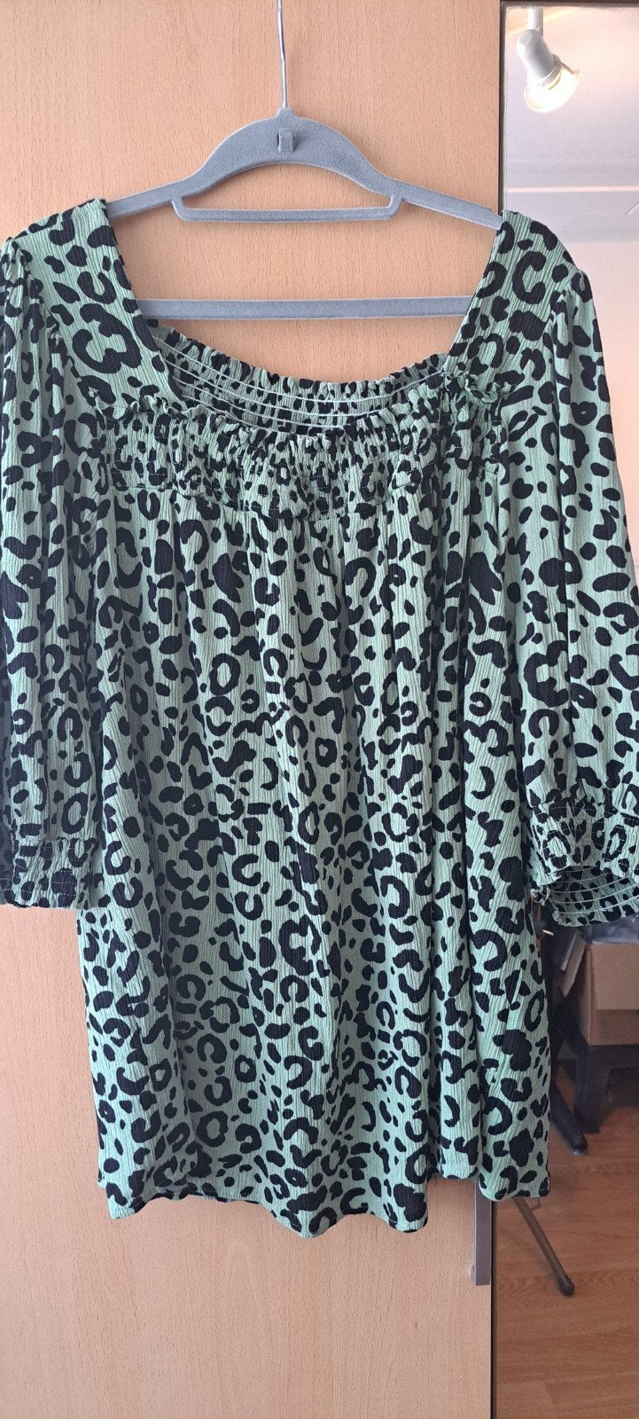 Fransa Blouse met dierenprint - Maat 50, Fransa, Maat 46/48 (XL) of groter, Ophalen of Verzenden, Zo goed als nieuw