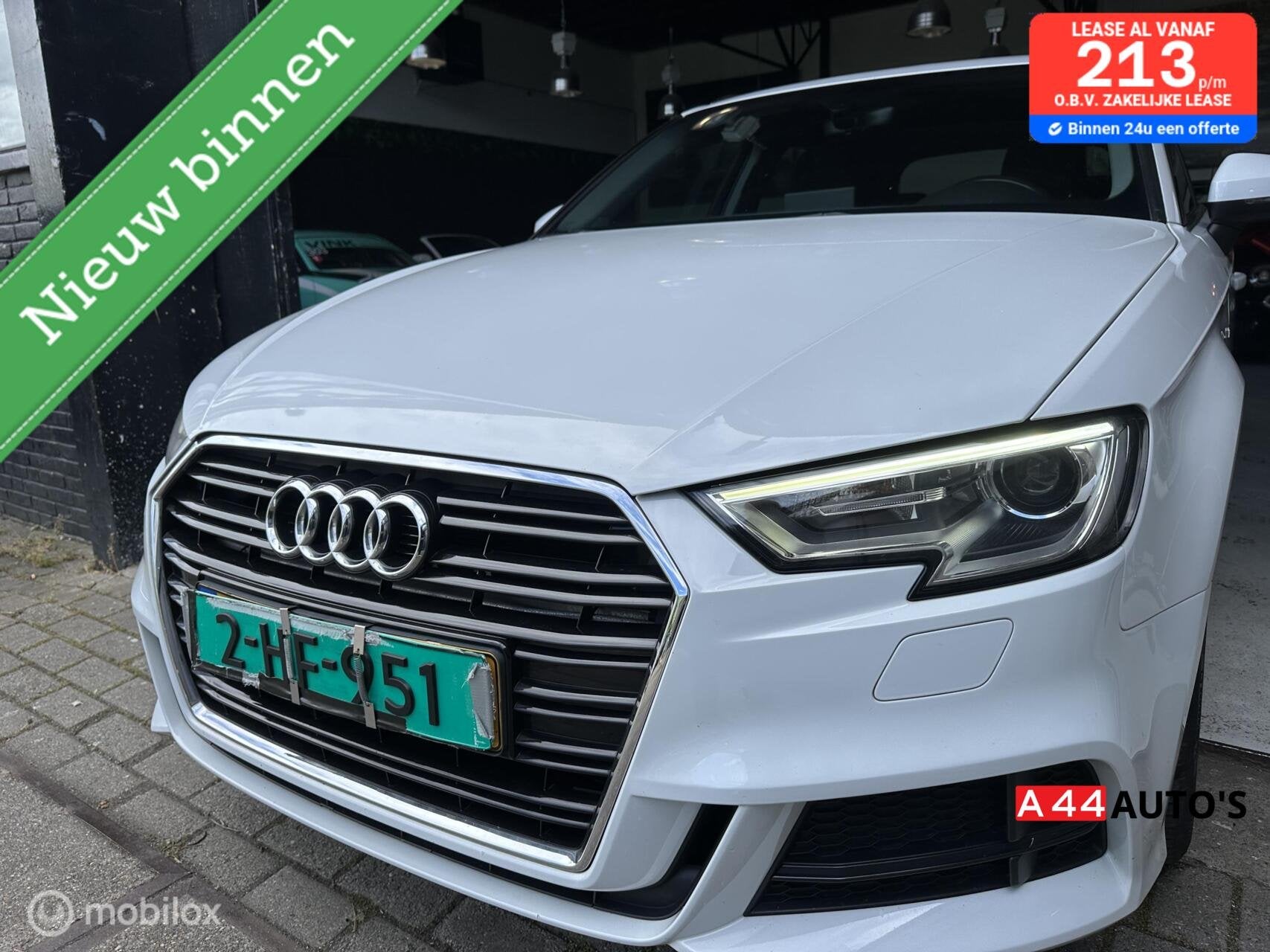 Audi A3 Sportback 1.0 TFSI Design Pro Line Plus*NL AUTO*NAP, Auto's, Voorwielaandrijving, Stof, Wit, Origineel Nederlands