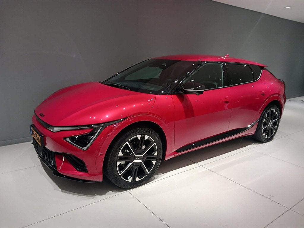 KIA Ev6 84kWh 325pk Dual Motor AWD GT-Line, Auto's, Kia, Automaat, 12 maanden, Zwart, 17 min