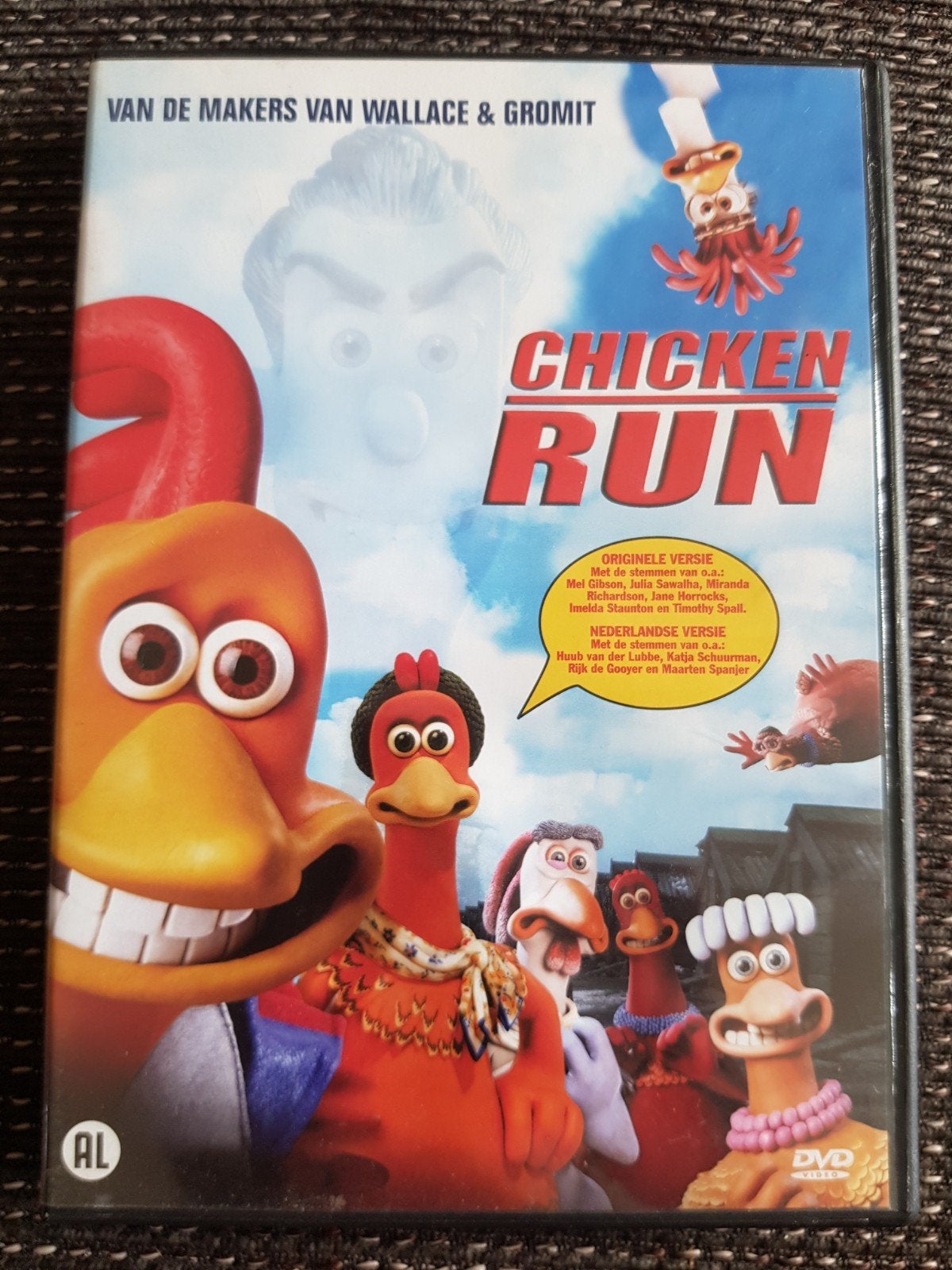Chicken run dvd in perfecte staat, Alle leeftijden, Ophalen of Verzenden, Zo goed als nieuw, Amerikaans
