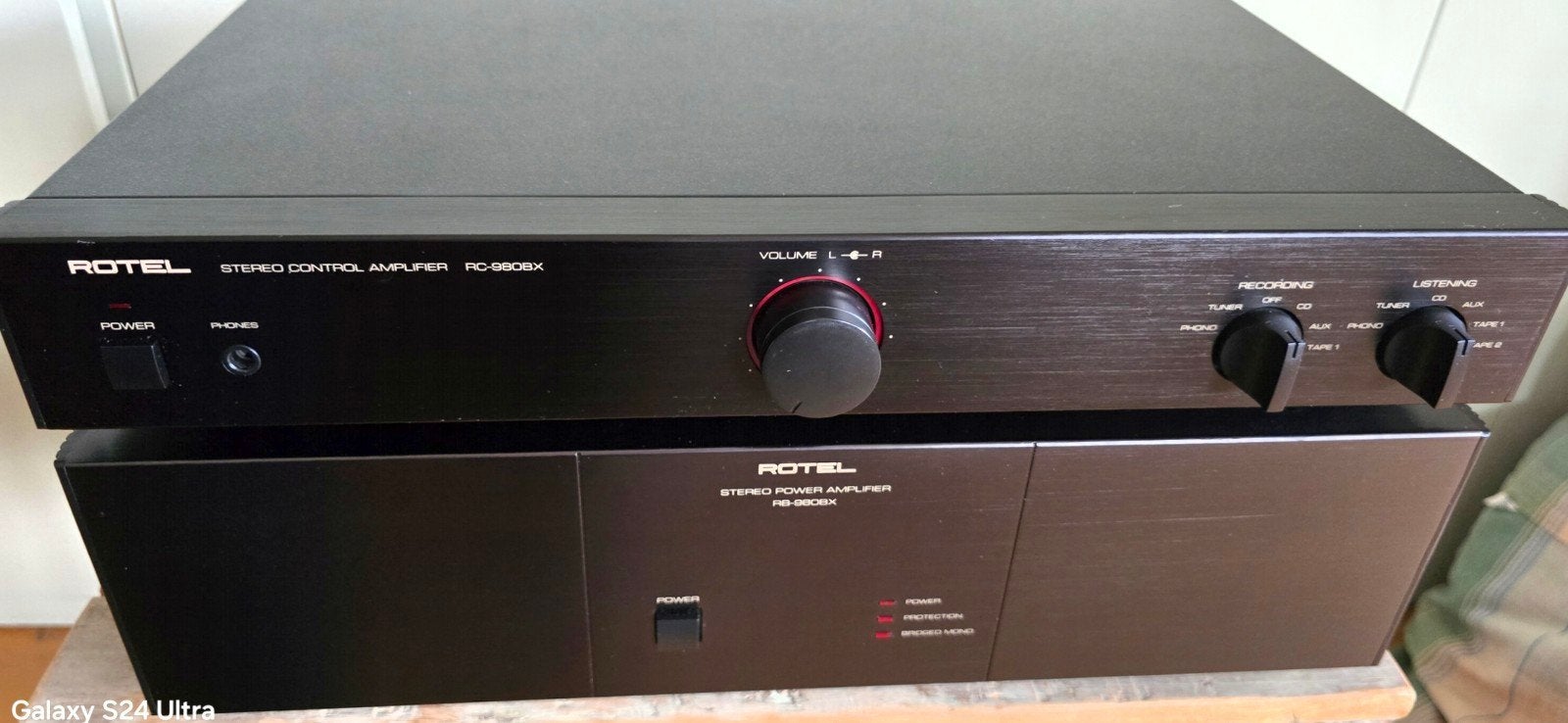 Rotel RC-980BX en RB-980BX te koop., Ophalen of Verzenden, Zo goed als nieuw, 120 watt of meer, Overige merken