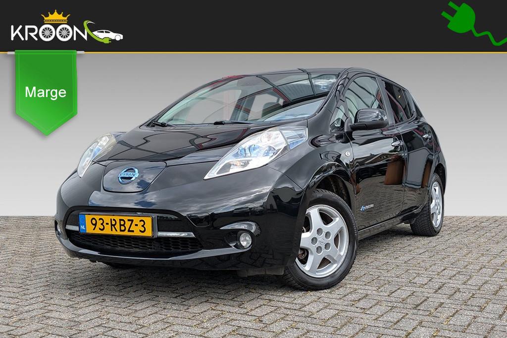 Nissan Leaf Base 24kWh Zie omschrijving (bj 2011, automaat), Gebruikt, Zwart, Origineel Nederlands, 1500 kg