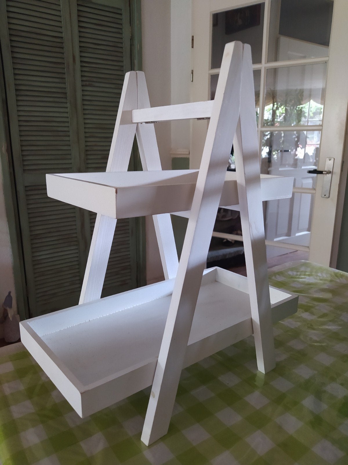 Etagère van hout opklapbaar, Ophalen of Verzenden