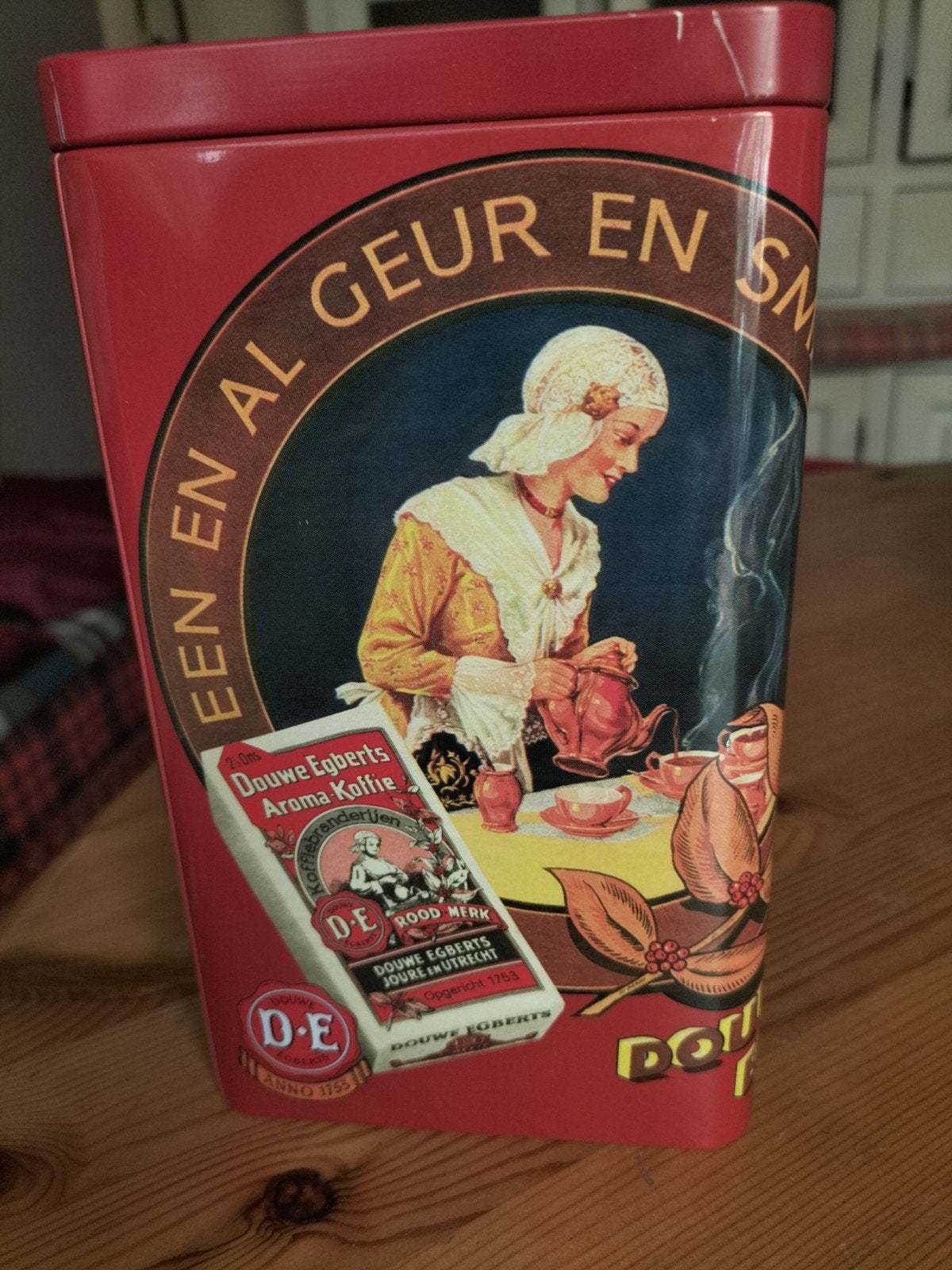 Douwe Egberts blik, Ophalen of Verzenden, Gebruikt, Koffie, Douwe Egberts
