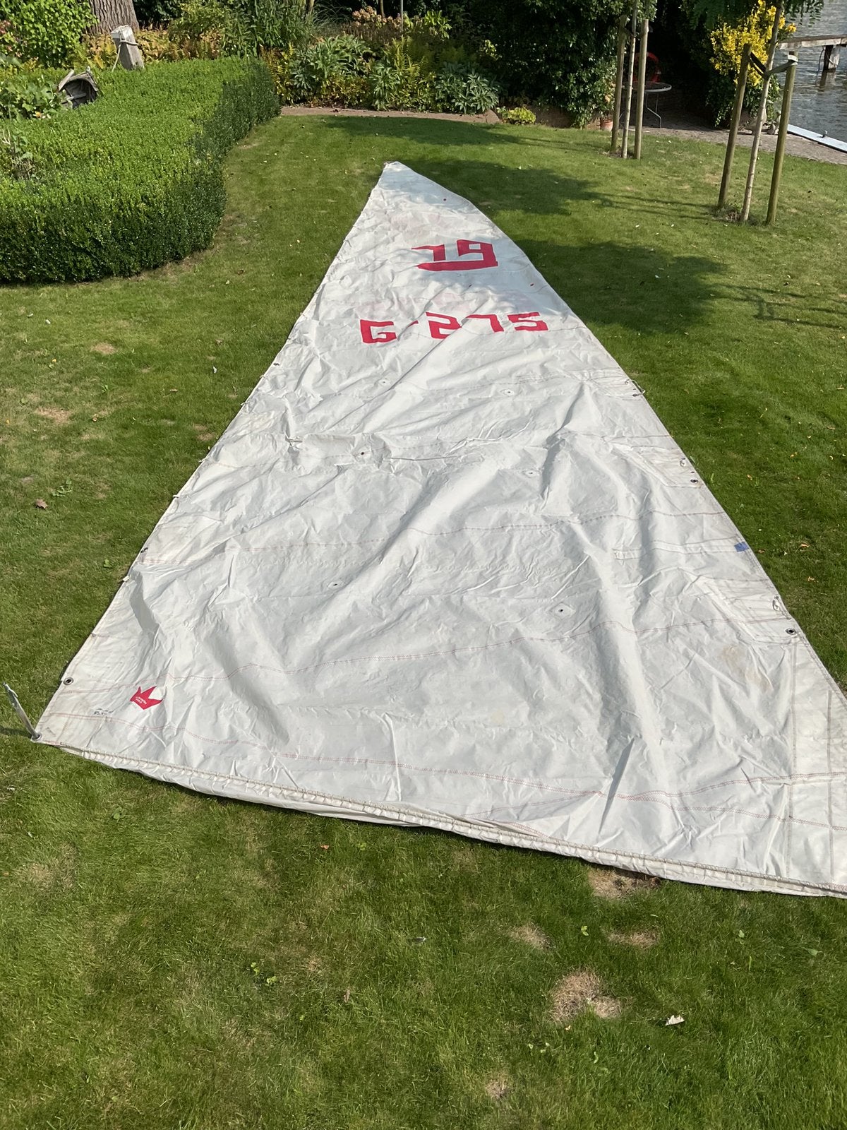 Grootzeil voor x79 in prima staat., Ophalen, Zo goed als nieuw, Minder dan 15 m²