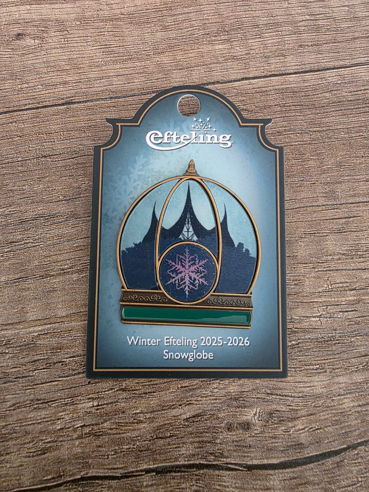 Efteling Winter Pin 2025-2026 Sneeuwbol, Ophalen of Verzenden