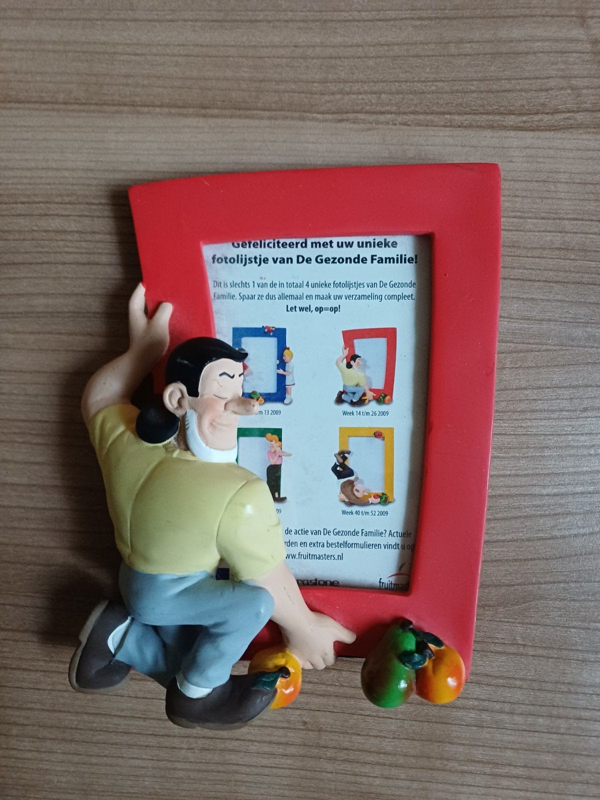 Suske en wiske fotolijst jerom, Verzamelen, Stripfiguren, Ophalen of Verzenden, Suske en Wiske, Zo goed als nieuw, Beeldje of Figuurtje