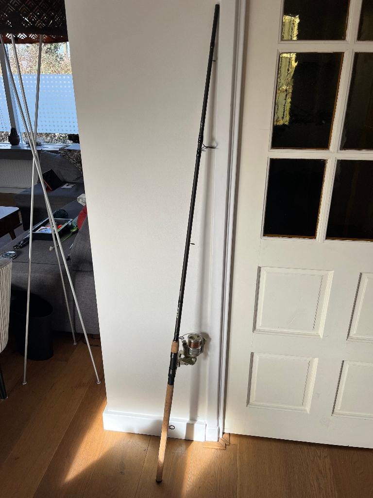 3 hengels met accessoires, Ophalen, Gebruikt, Overige typen