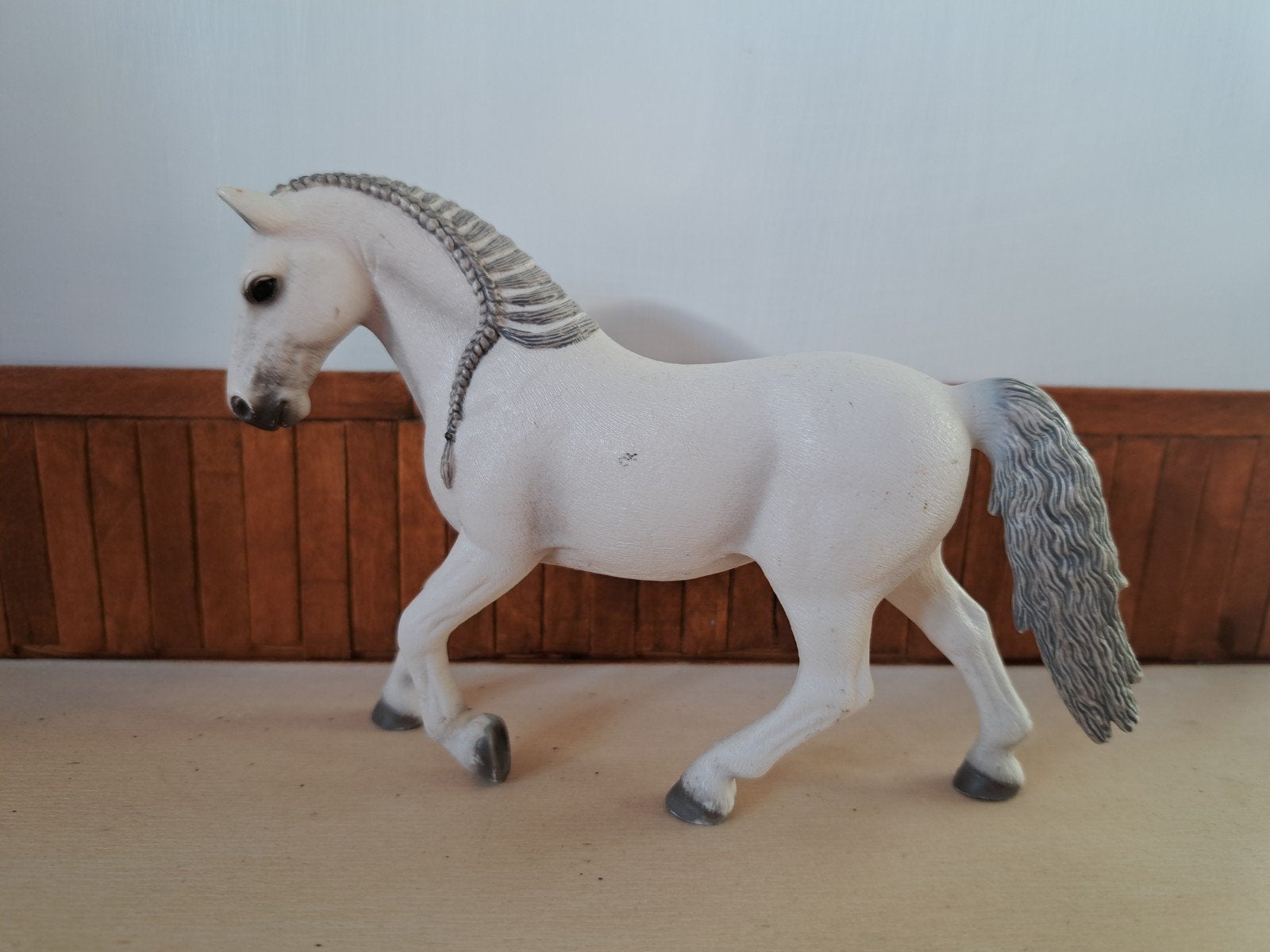 schleich lipizzaner merrie, Ophalen of Verzenden, Zo goed als nieuw, Paard, Beeldje of Figuurtje