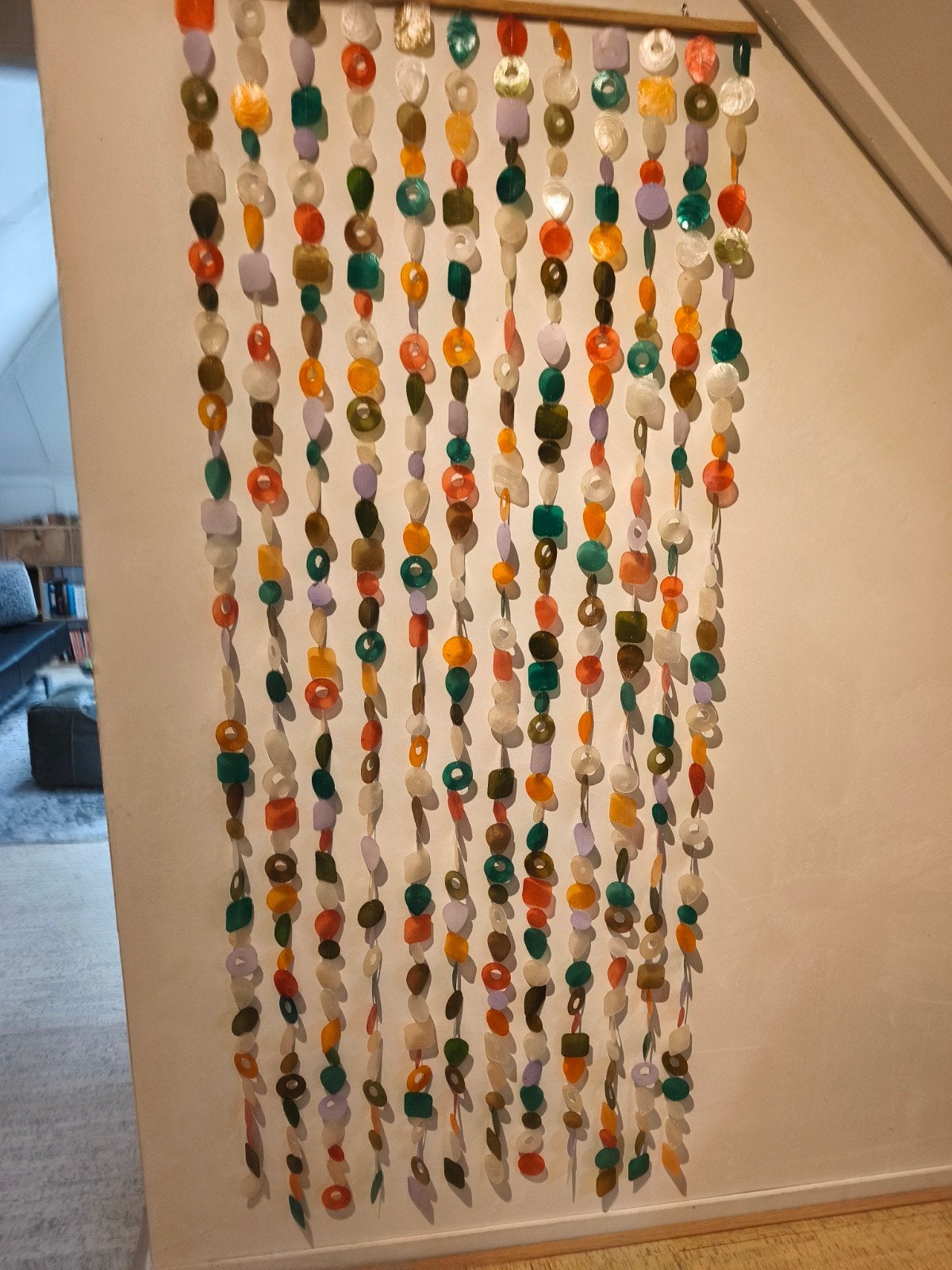 Decoratief vliegengordijn, Ophalen