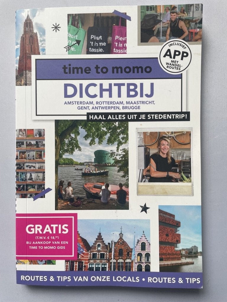 Time to momo dichtbij: A'dam, R'dam, M'tricht, Gent, A'werpe, Overige merken, Verzenden, Zo goed als nieuw, Reisgids of -boek