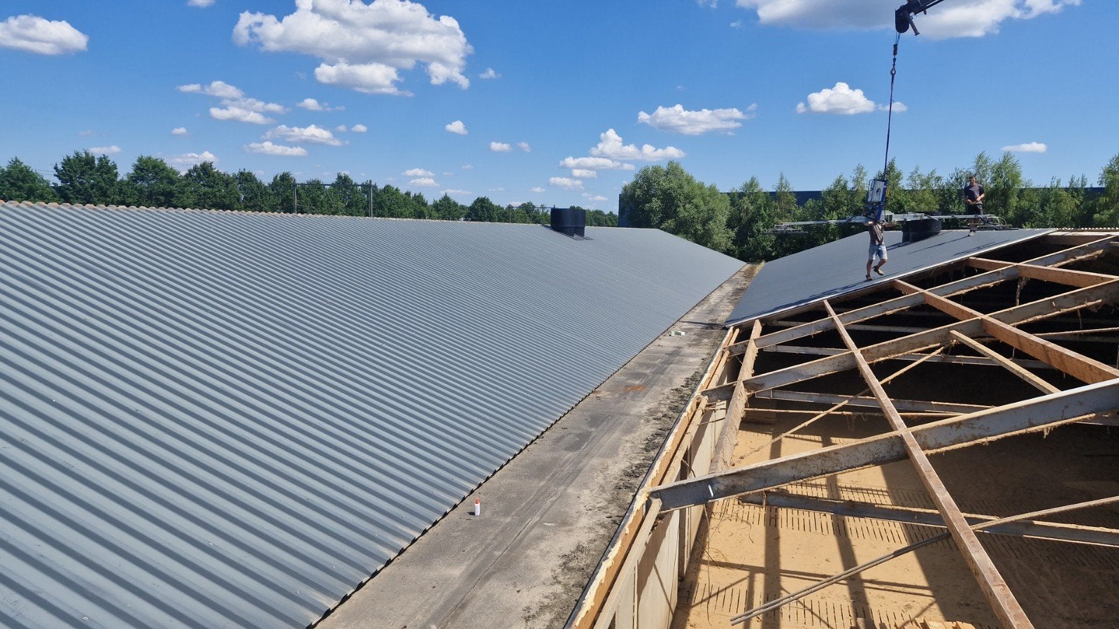 Staalconstructie ecopanelen, Ophalen of Verzenden, IJzer