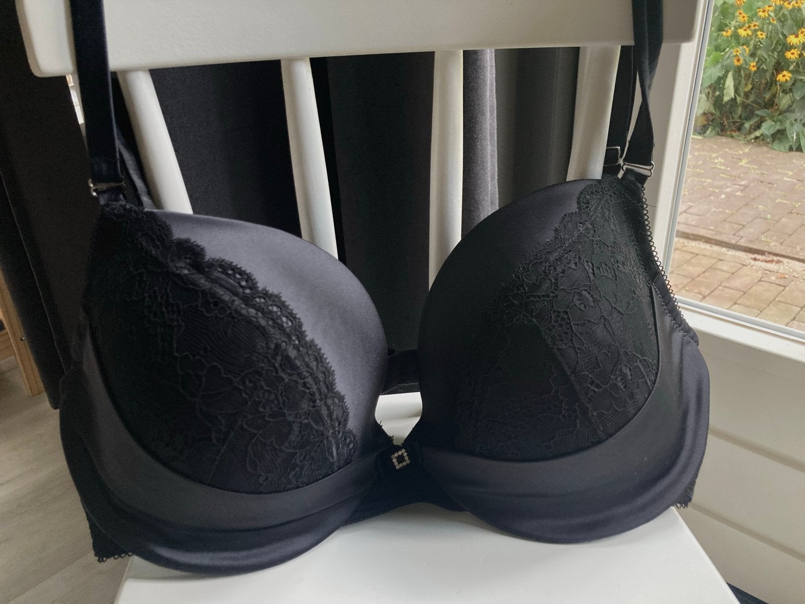 Nieuwe Secret Possessions bh, zwart, kant & satijn maat 85F, Kleding | Dames, Ondergoed en Lingerie, Ophalen of Verzenden, Zwart