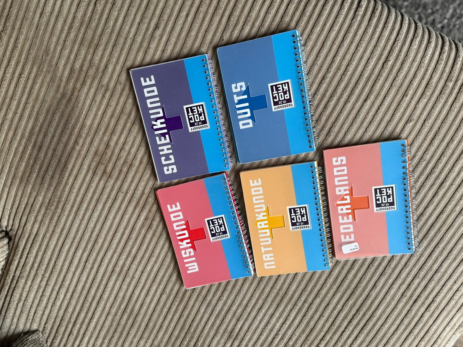 Noordhoff In Je Pocket: Wiskunde, Scheikunde, Natuurkunde, N, Boeken, Studieboeken en Cursussen, Zo goed als nieuw, Overige niveaus
