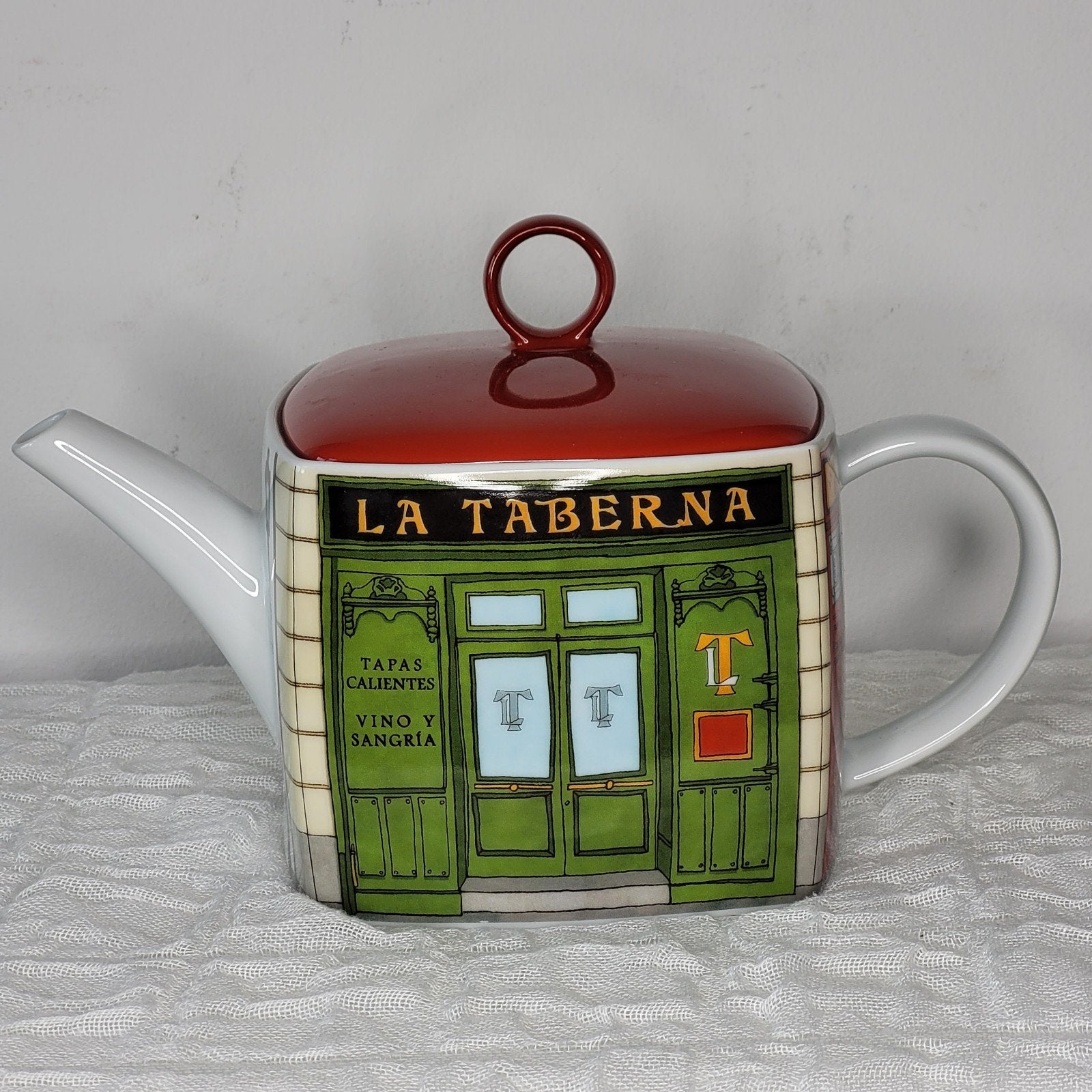 NIEUW Vista Alegre theepot Alma de Madrid, Theepot/fluitketel, Ophalen of Verzenden, Nieuw