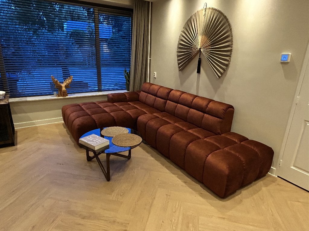 Prachtige Treviso bank 320 cm- Adore 126- slechts 1 week oud, Hoekbank, Ophalen of Verzenden, 150 cm of meer, Vierpersoons of meer