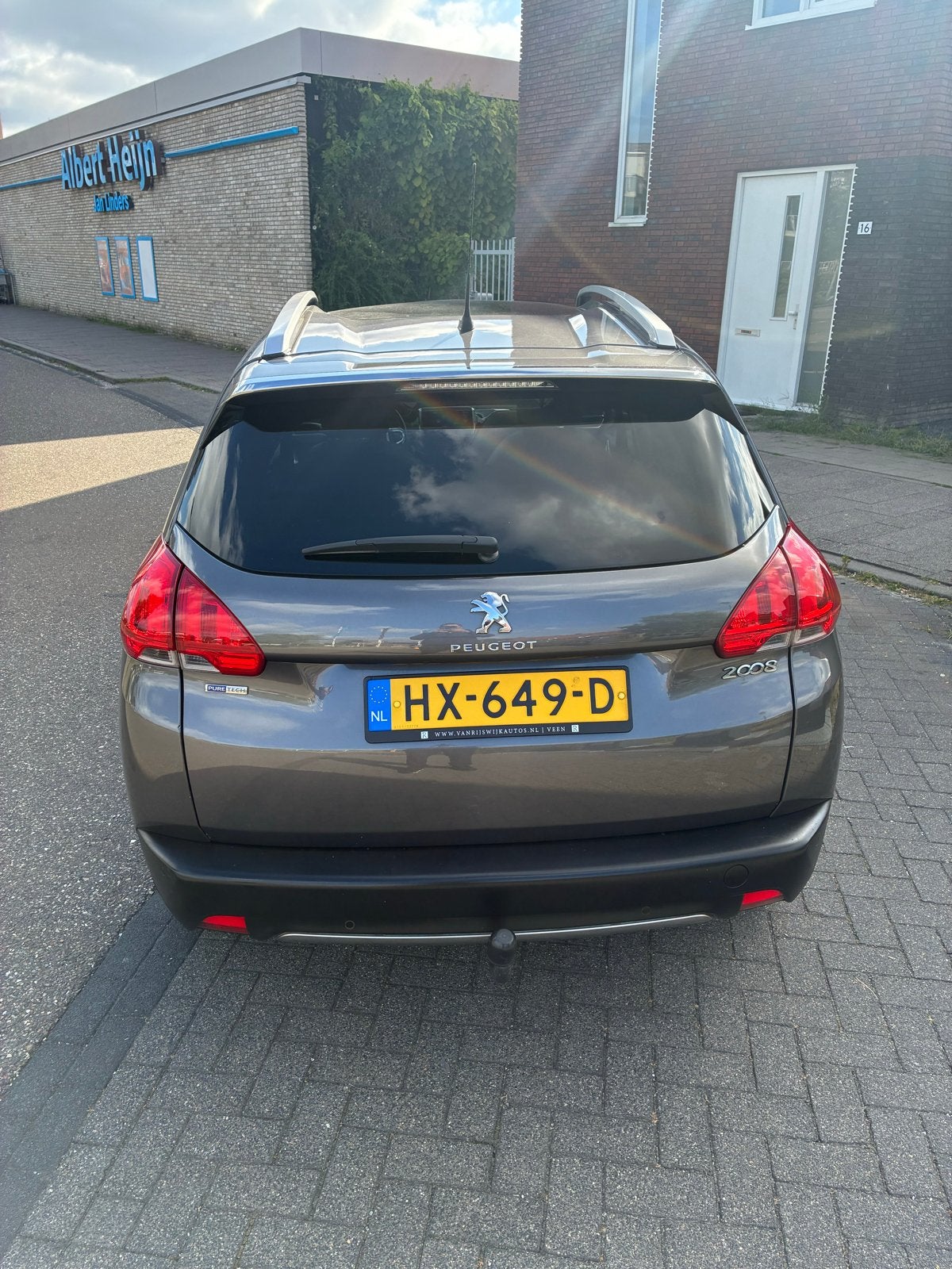 Peugeot 2008 1.2 VTI 81KW 2016 Grijs, Voorwielaandrijving, Parkeersensor, 1270 kg, Origineel Nederlands