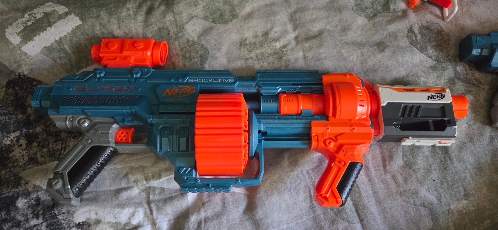 Nerf Elite 2.0 Shockwave RD-15 Blaster, Ophalen of Verzenden, Zo goed als nieuw