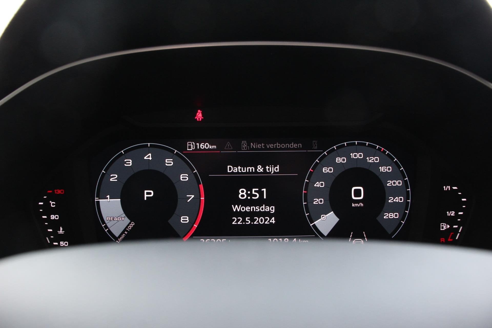 Audi Q3 35 TFSI 162pk MHEV S tronic Prestige Navigatie Apple, Auto's, Audi, Zwart, 4 cilinders, Bedrijf, Automatische klimaatregeling