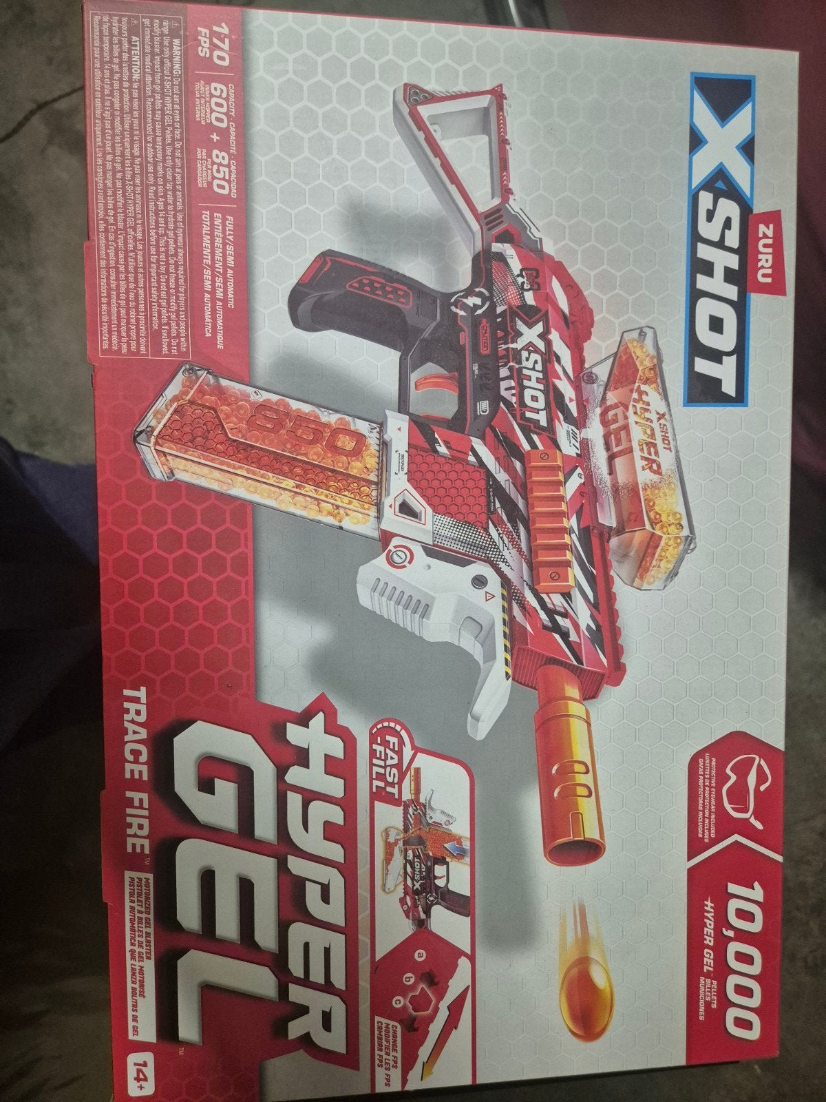 ZURU X-Shot Hyper Gel Trace Fire Blaster Speelgoedgeweer, Ophalen of Verzenden