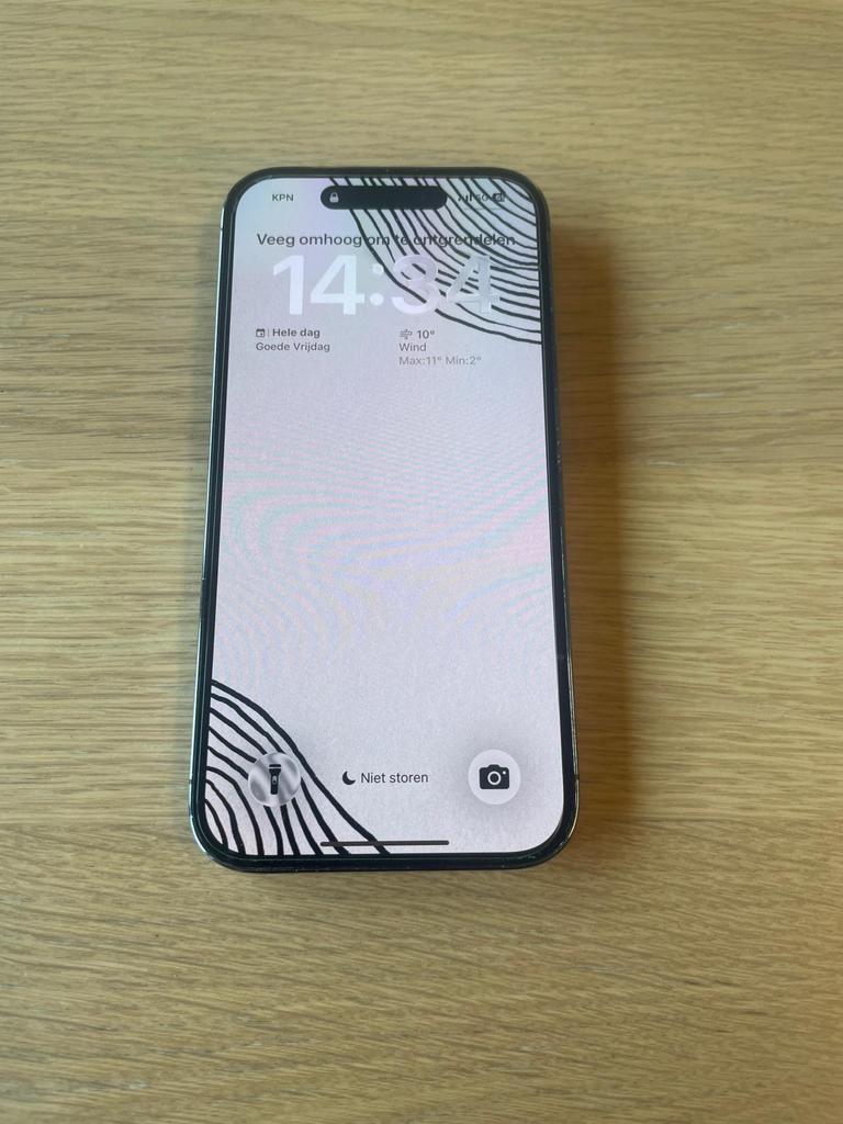 iPhone 14 Pro Deep Purple, Paars, Ophalen of Verzenden, Zo goed als nieuw, Zonder simlock