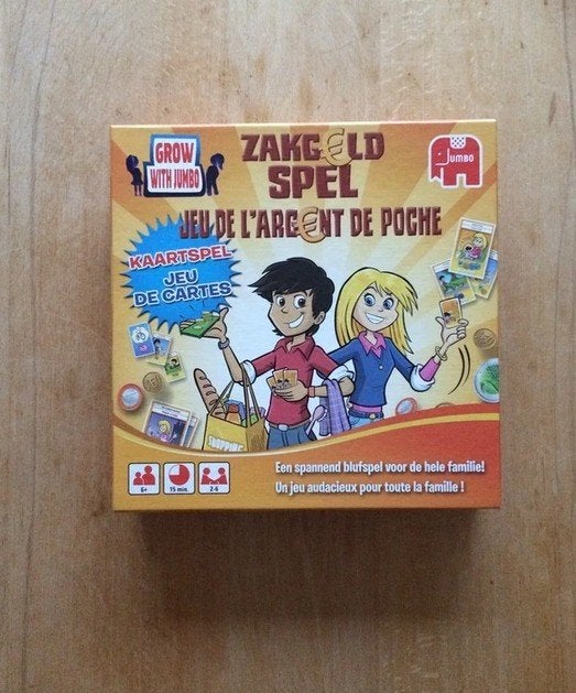 zakgeldspel, Hobby en Vrije tijd, Gezelschapsspellen | Bordspellen, Een of twee spelers, Ophalen of Verzenden, Zo goed als nieuw