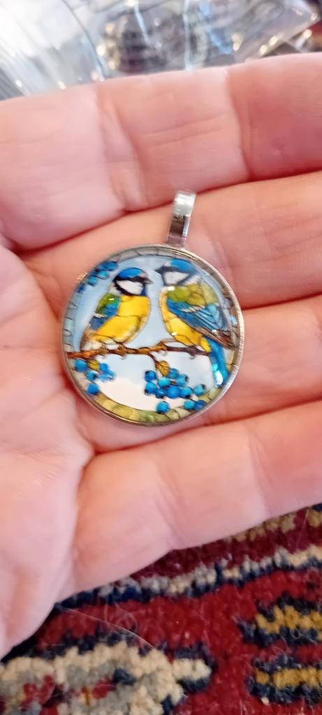 Hanger met vogels, Overige kleuren, Glas of Kristal, Nieuw, Ophalen of Verzenden