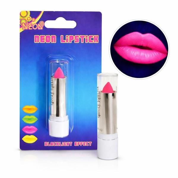 Neon Lippenstift - Roze - Blacklight Effect, Lippen, Verzenden, Nieuw, Make-up